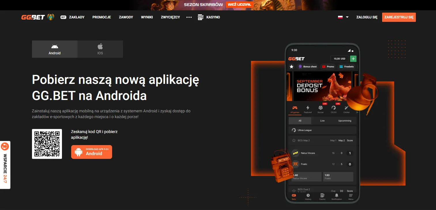 GG Bet app – czym wyróżnia się mobilna platforma dla graczy z Polski